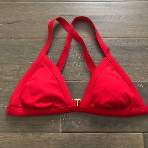 Red bikini top from Target size M